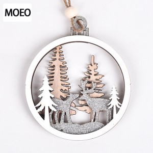 Drewniane bombki świąteczne